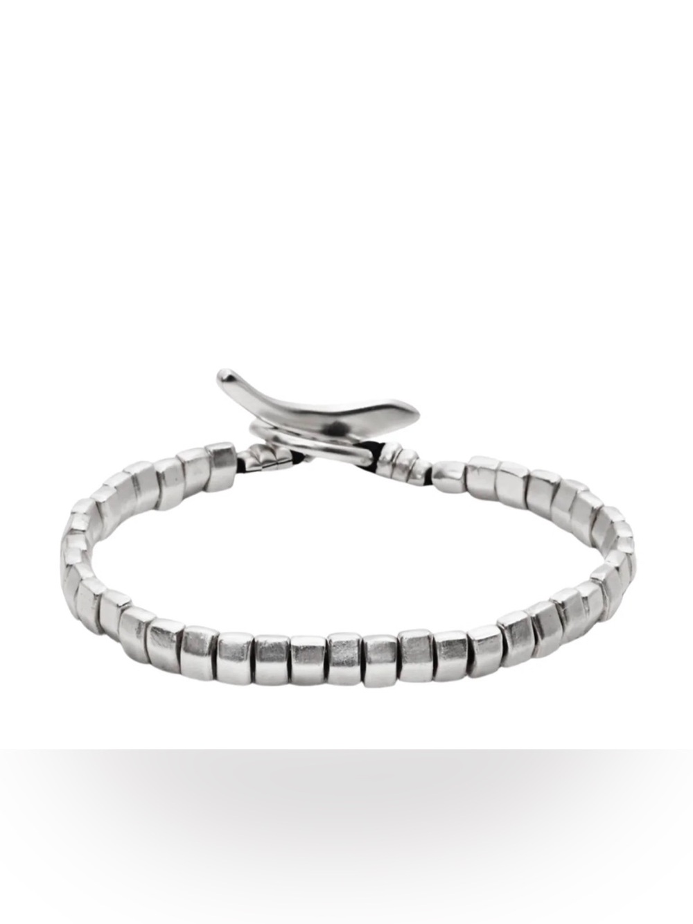 JILL PLATNER ‘Lucky Rocks’ Sterling Silver Toggle Bracelet